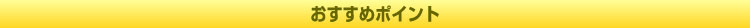 おすすめのポイント